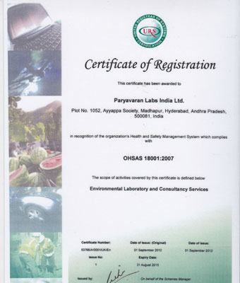 Paryavaran Labs (India) Ltd are Environmental Labs & Consultants in Madhapur, Hyderabad Dr. Y. C. REDDY Mob No +91-9848267839